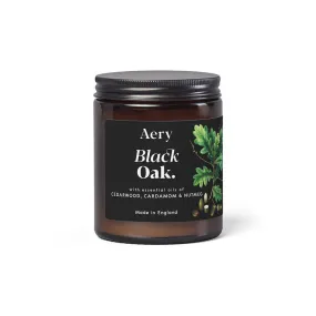 AERY LIVING Botanical 140g Candle Jar Black Oak