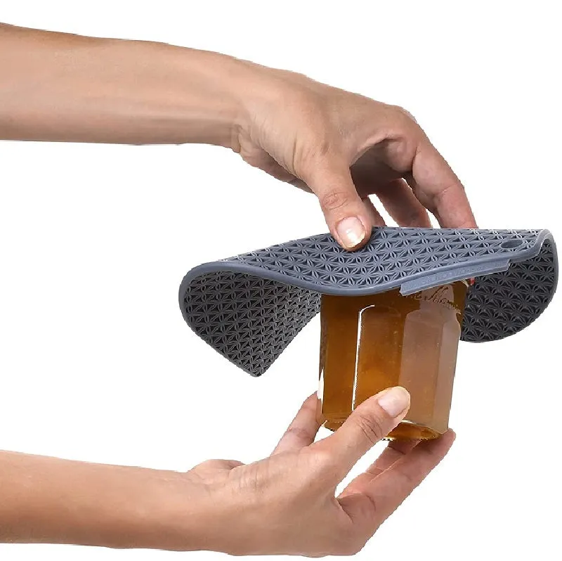 Charles Viancin Silicone Gray Honeycomb Potholder