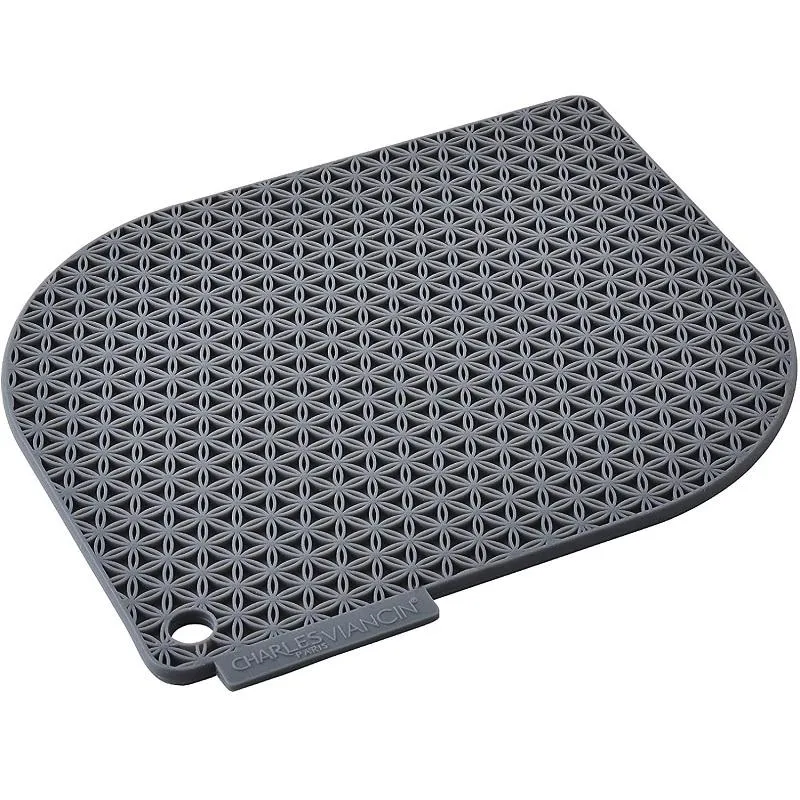 Charles Viancin Silicone Gray Honeycomb Potholder