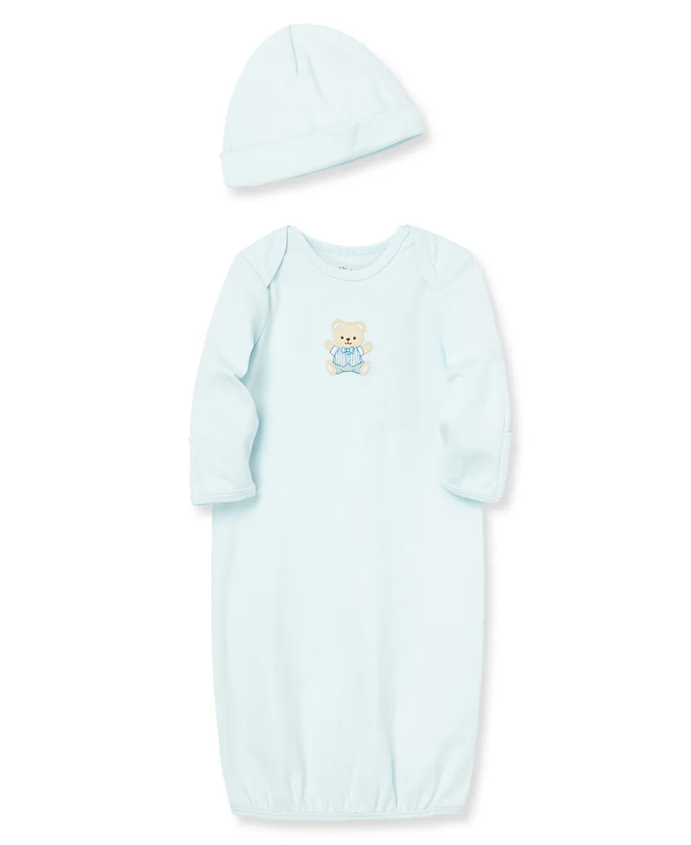 Cute Bear Sleeper Gown And Hat