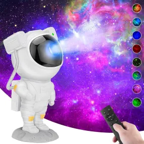 Desidiya Plastic Astronaut Galaxy LED Projector, Astronaut Galaxy Light Projector, Night Light For Bedroom, Room Lights For Bedroom, Christmas Decorations Items- Multicolor (Corded Electric)