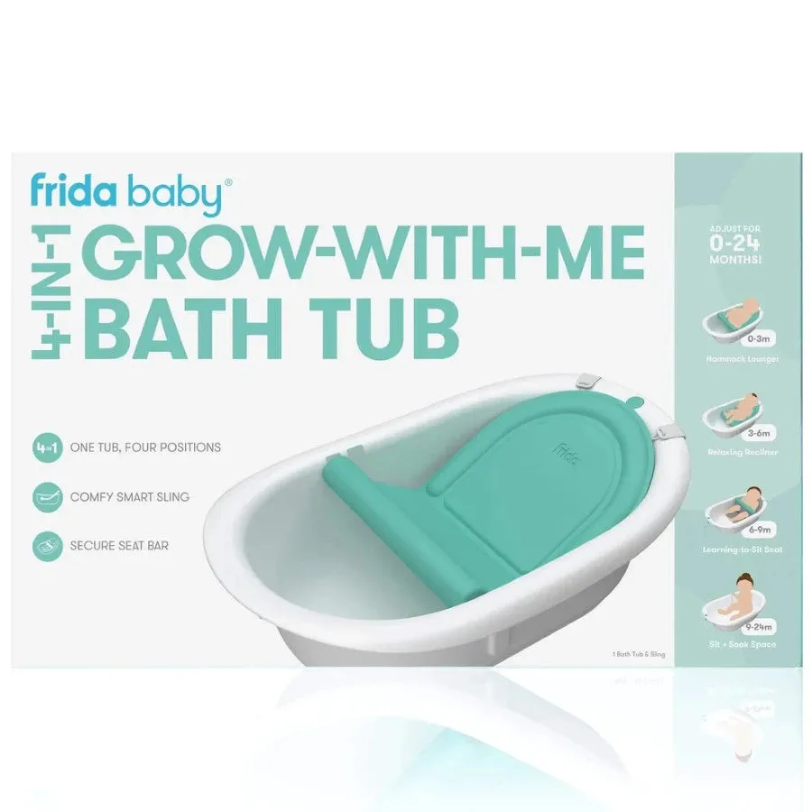 Frida Baby 4-in-1 Baby Grow-With-Me Bath Tub With Backrest