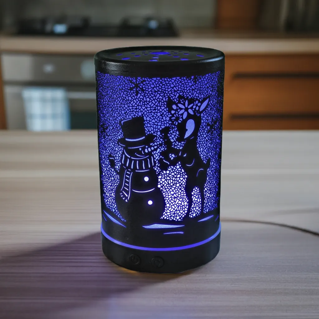 Frosty the Snowman & Rudolph Aroma Diffuser – Best Holiday Aroma Air Diffuser with 120 ml Tank
