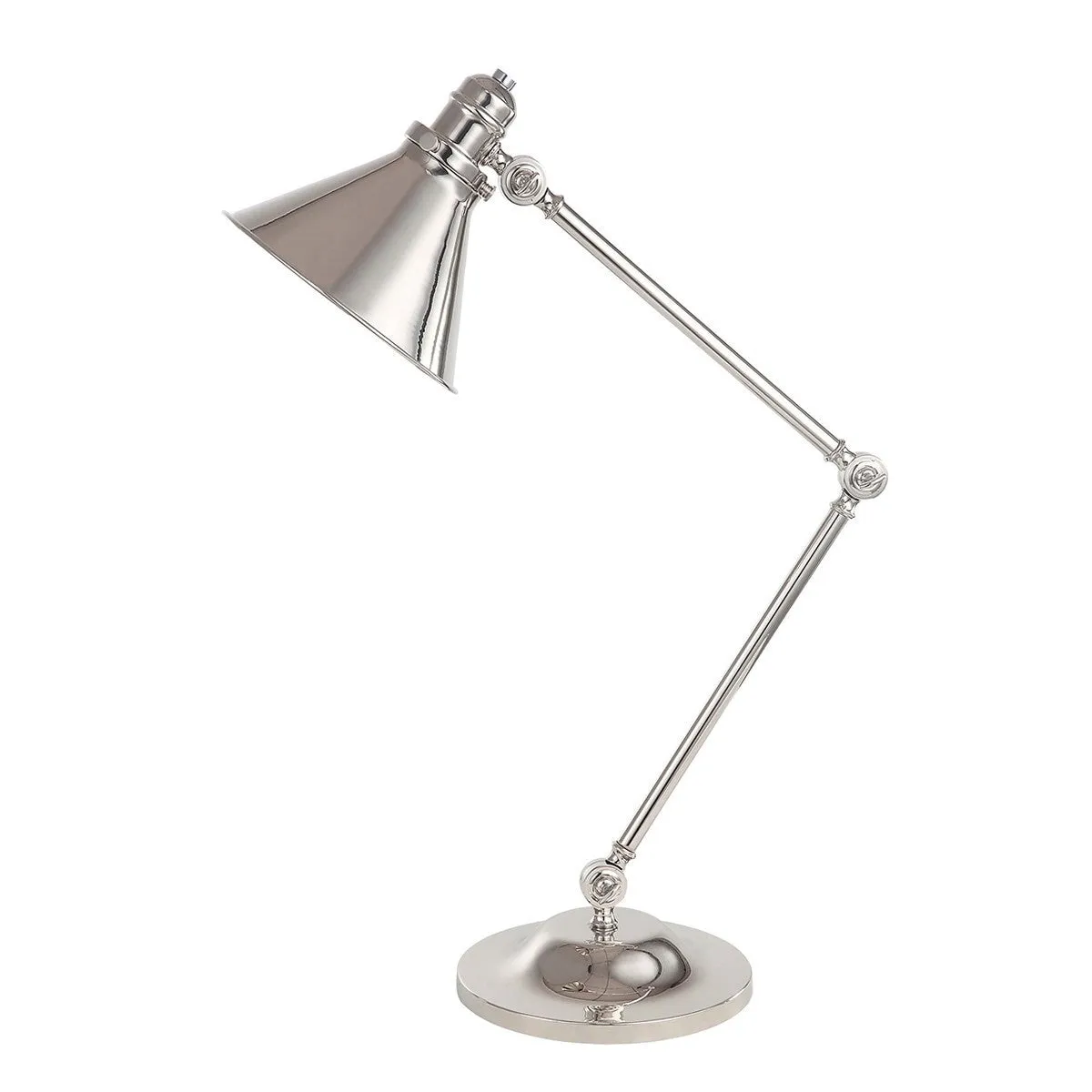 Grenoble Aged Brass Adjustable Table Lamp - ID 7801