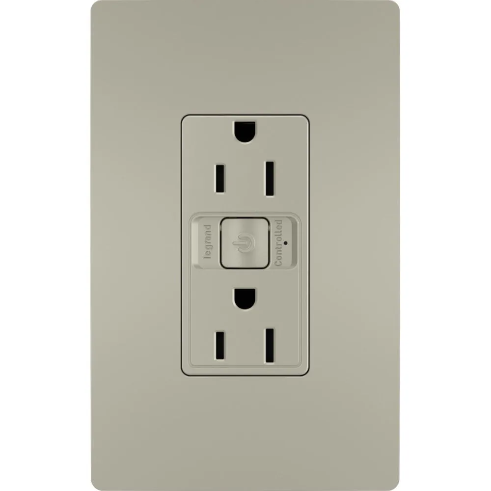 radiant 15A Smart Outlet with Netatmo, Nickel