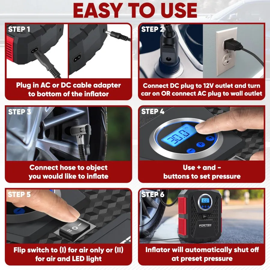 Tire Inflator 110V AC/DC